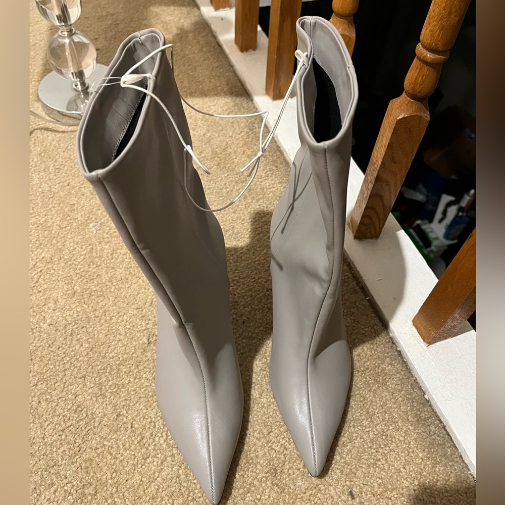 H&M light Gray Booties